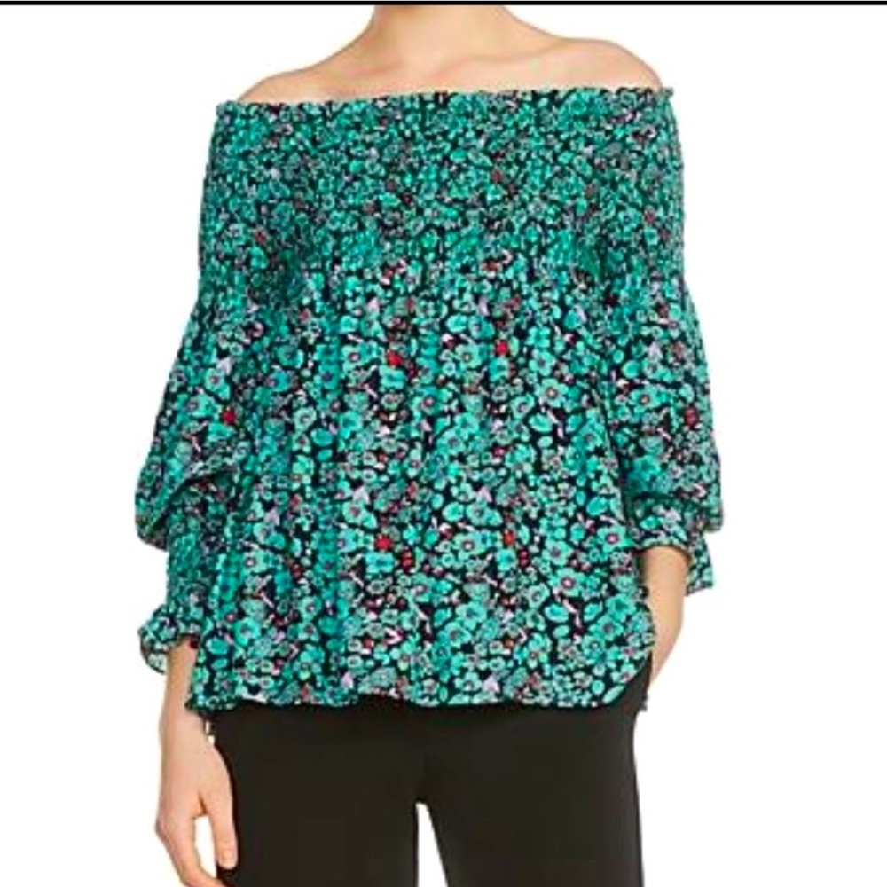 Maje LaFine Smocked Top